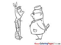 Patient free Colouring Page download