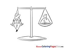 Balance Kids download Coloring Pages