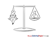 Balance Kids download Coloring Pages