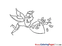 Wings Man Money printable Coloring Sheets download