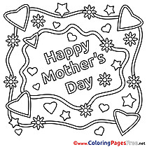 Mother's Day Coloring Pages  for free