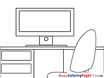 Monitor Kids download Coloring Pages