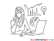 Financier Coloring Sheets download free