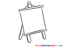 Office Board free Colouring Page download