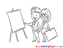 Office printable Coloring Pages for free