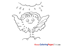 Flower Coloring Pages Painting by Number for free