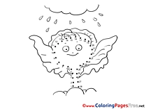 Flower Coloring Pages Painting by Number for free
