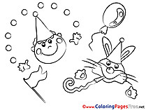 Party coloring pages