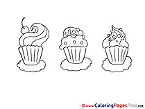 Pancakes download printable Coloring Pages