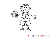 Ball Children Coloring Pages free Player