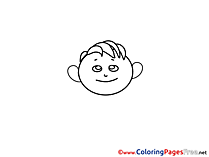Boy for free Coloring Pages download