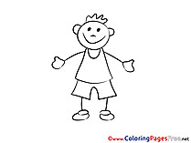 Download printable Coloring Pages Man
