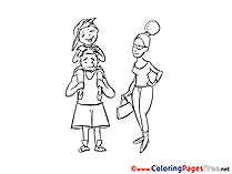 Family printable Coloring Sheets download