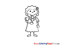 Ice-Cream printable Coloring Pages for free
