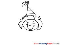 Party for free Coloring Pages download