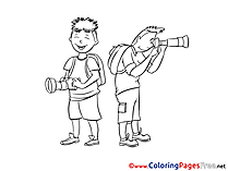 Photographers download Colouring Sheet free