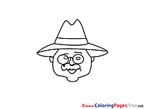 Teacher Children Coloring Pages free