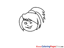 Winging free Colouring Page download