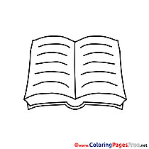 Bible for Kids Communion Colouring Page