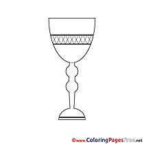 Cup printable Communion Coloring Sheets