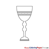 Cup printable Communion Coloring Sheets