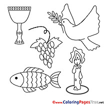 Religion download Communion Coloring Pages