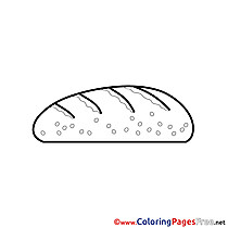 Bread Coloring Pages Confirmation