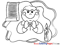 Confirmation Coloring Pages free Priest