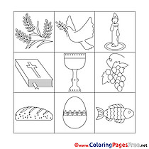 Decoration download Confirmation Coloring Pages