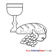 Food free Colouring Page Confirmation