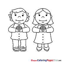 People free Confirmation Coloring Sheets