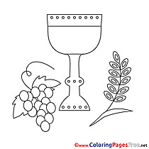 Wine Coloring Sheets Confirmation free