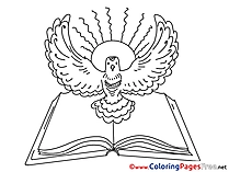 Bible printable Pentecost Coloring Sheets