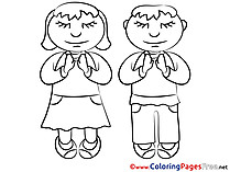 Religious coloring pages