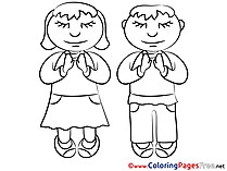 Religious coloring pages