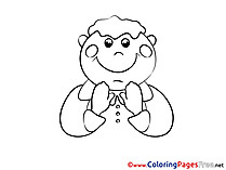 Religion Kids Prayer Coloring Pages