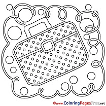 Briefcase download printable Coloring Pages