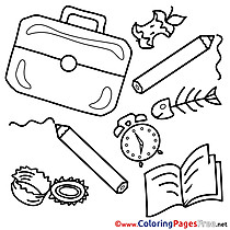 Education for Children free Coloring Pages