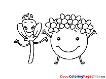 Happy Earth Day printable Coloring Pages for free