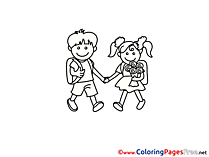 Kids download School Coloring Pages