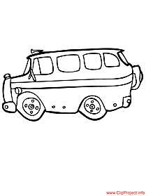 School bus coloring free