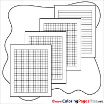 School Paper free printable School Coloring Sheets