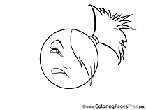 Angry Smiles Coloring Pages free