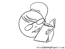 Book Smiles Coloring Pages download