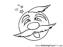 Confuse Children Smiles Colouring Page