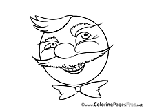 Elegance Colouring Sheet download Smiles