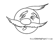 Fright printable Smiles Coloring Sheets