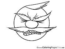 Furious download Smiles Coloring Pages
