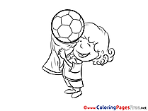 Champion Boy Cup printable Soccer Coloring Sheets