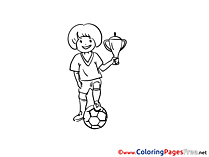 Champion Soccer Coloring Pages download